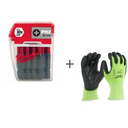 Комплект с Перчатками Milwaukee Hi-Vis 1/A по цене Упаковки бит!