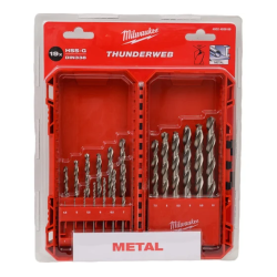 Набор сверл по металлу Milwaukee  THUNDERWEB™ HSS-G набор 19ед. (1-10мм) GEN III