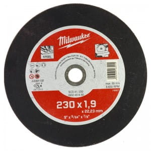 Отрезной диск по металлу Milwaukee SCS 41 / 230 x 1.9 x 22 мм (1шт)