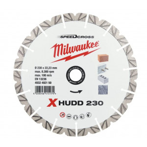 Алмазный диск Milwaukee X-HUDD 230 мм (1шт)