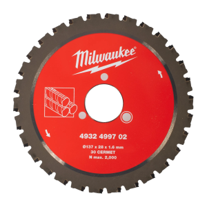 Диск пильный по металлу для резчика арматуры Milwaukee 137 x 28 x 1.6 x 30