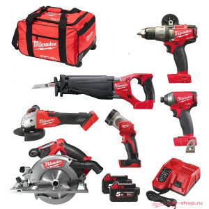 Набор инструментов Milwaukee M18 FUEL FPP6A-502B