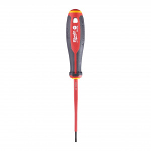 Трехгранная отвертка изолированная Milwaukee VDE SL 0.5X3X100 (1 шт) (замена для 4932464035)