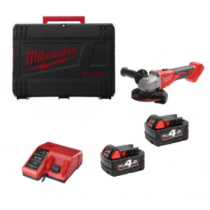 Аккумуляторная угловая шлифовальная машина (УШМ, Болгарка) Milwaukee M18 BLSAG125X-402X