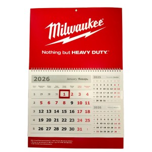 Календарь квартальный Milwaukee на 2026 (1шт)