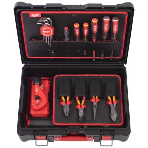 Набор инструментов и оснастки электромонтажный 74 в 1 Milwaukee PACKOUT