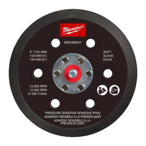 Опорная подошва Milwaukee жесткая PSA 150мм для M12 FROS150