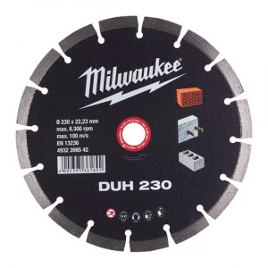 Алмазный диск Milwaukee CIS DUH 230 мм (1шт)