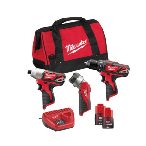 Набор инструментов Milwaukee M12 BPP3A-202B