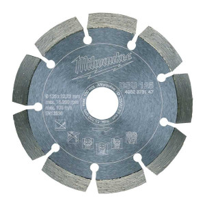Алмазный диск Milwaukee DSU 125 мм (1шт)
