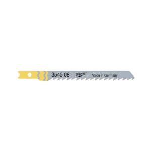 Полотно для резки дерева и пластмассы Milwaukee JigBl A2202 75 мм/ шаг зуба 4 мм (5шт)