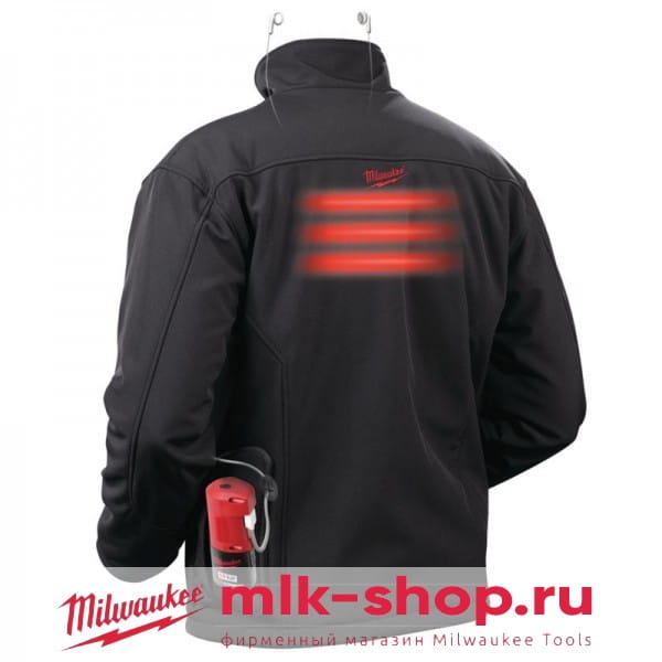 Куртка с электроподогревом Black Milwaukee M12 HJ BL2-0 (S)