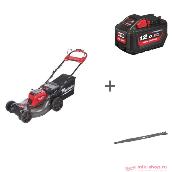 M18 FUEL F2LM53-122, M18 HB 12.0 Ач, F2LM53 MOWER BLADE HP 4933479585, 4932464260, 4932479819 в фирменном магазине Milwaukee