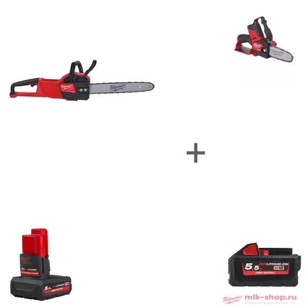 M18 FUEL FCHSC-121, M12 FUEL FHS-0, M18 HB5.5 5.5 Ач, M12 HB5 4933471442, 4933472211, 4932464712, 4932480165 в фирменном магазине Milwaukee