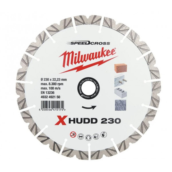 X-HUDD 230 мм 4932492150 в фирменном магазине Milwaukee