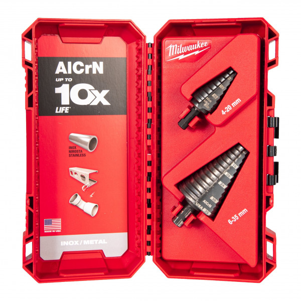 Cobalt step drill set (2pc) 48899398 в фирменном магазине Milwaukee