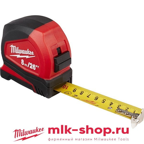 Рулетка Milwaukee PRO 8м/16" x 25 мм Рулетка Milwaukee PRO 8м/16" x 25 мм