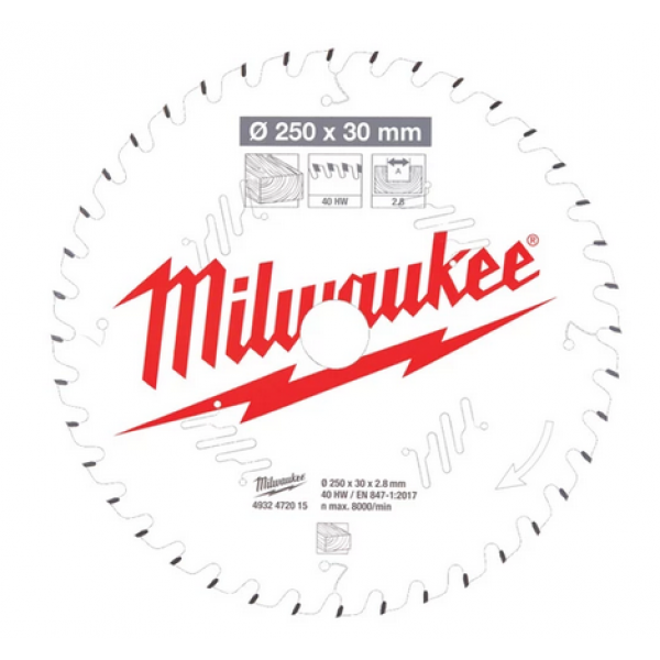 250 x 30 x 2.8 мм 4932472015 в фирменном магазине Milwaukee
