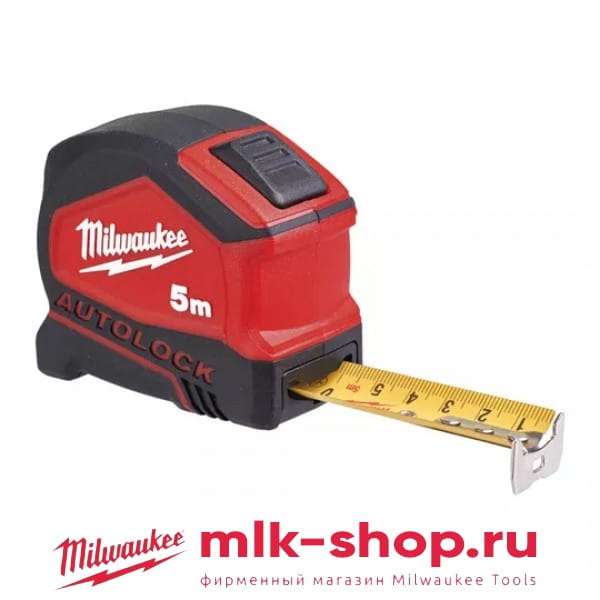 Рулетка Milwaukee Autolock 5 м / 25 мм (1шт)