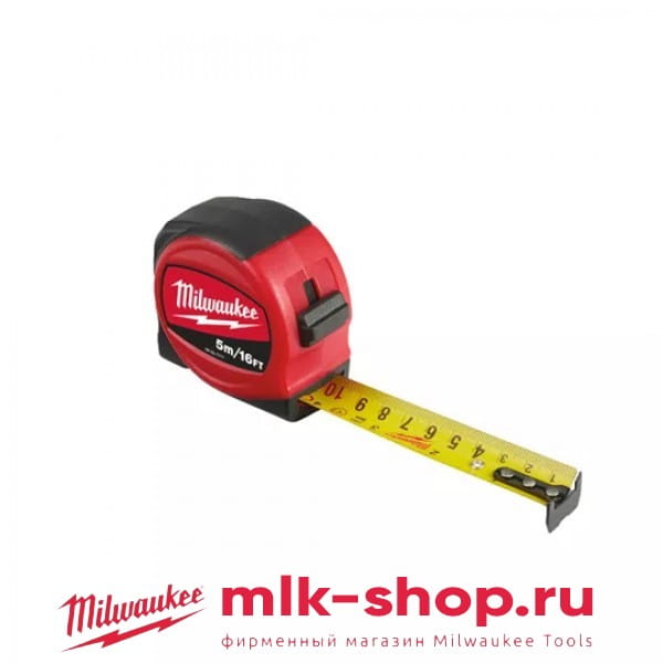 Рулетка Milwaukee Slim S5-16 / 25 мм (1шт) Рулетка Milwaukee Slim S5-16 / 25 мм (1шт)