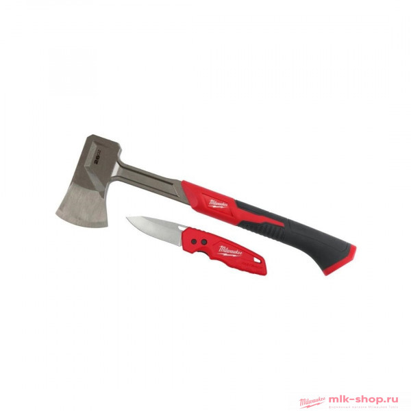 Промонабор Axe and Knife Set Milwaukee топор колун + нож Fastback