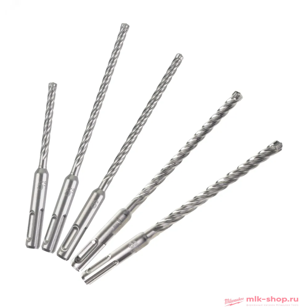 SDS-Plus RX4 Set GB (5шт) (5.5 x115, 5.5/6/7/8 x165) 4932498298, 4932352835 в фирменном магазине Milwaukee