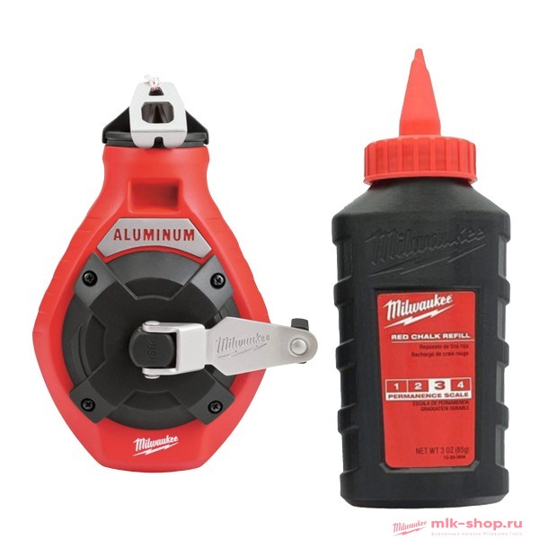 Fine Line Chalk Reel & Red Chalk Refil 4932498390 в фирменном магазине Milwaukee