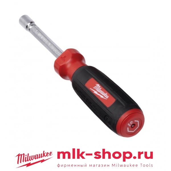 Торцевая шестигранная отвертка Milwaukee Hex 6 мм Торцевая шестигранная отвертка Milwaukee Hex 6 мм