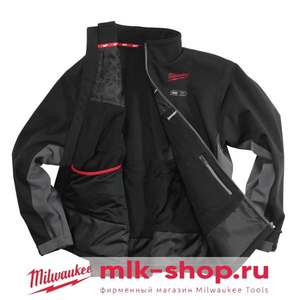 Куртка с электроподогревом Black Milwaukee M12 HJ BL2-0 (S)