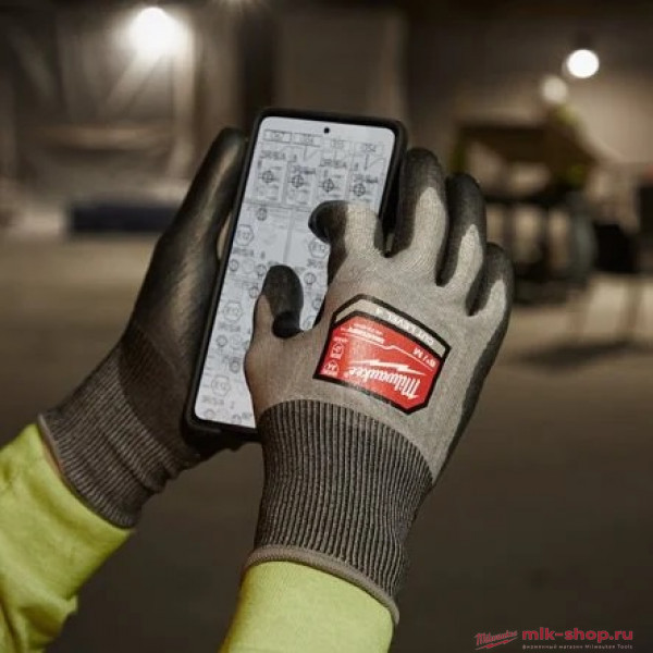 Перчатки защитные с уровнем сопротивления порезам 4/D Milwaukee HI-DEX CUT D GLOVES (ХАЙ ДЕКС) 4/D - 8/M