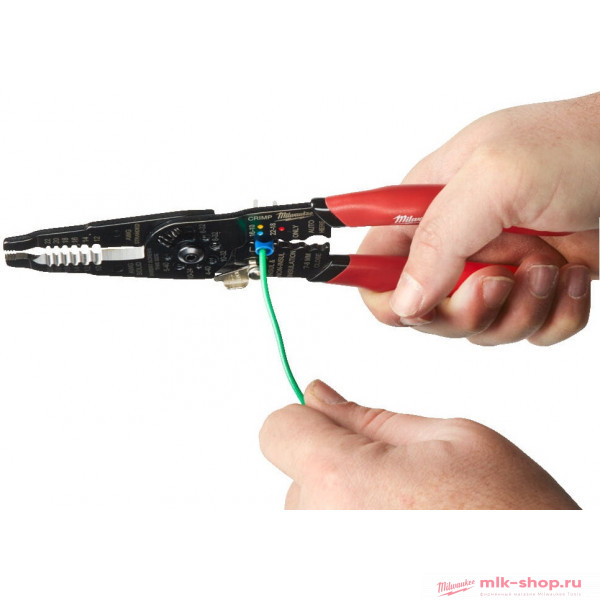 Пресс-клещи Milwaukee для резки и зачистки кабелей Wire Stripping Plier