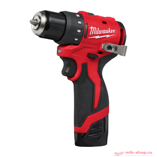 Аккумуляторная дрель-шуруповерт Milwaukee M12 BLDDRC-202C Аккумуляторная дрель-шуруповерт Milwaukee M12 BLDDRC-202C