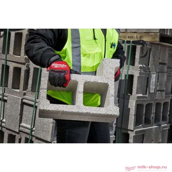 Перчатки зимние Milwaukee Winter Demolition рабочие с защитой от удара, размер 12/XXXL