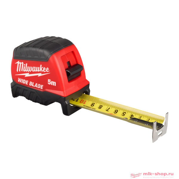 Рулетка Milwaukee Wide Blade GEN II 5м / ширина 35 мм