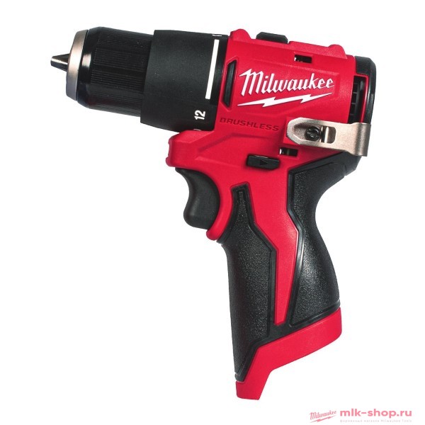 Аккумуляторная компактная ударная дрель-шуруповерт Milwaukee M12 BLPDRC-402C