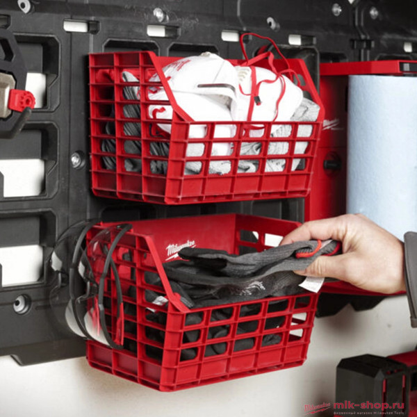 Корзина-полка сетчатая Milwaukee PACKOUT™ WIRE BASKET Корзина-полка сетчатая Milwaukee PACKOUT™ WIRE BASKET