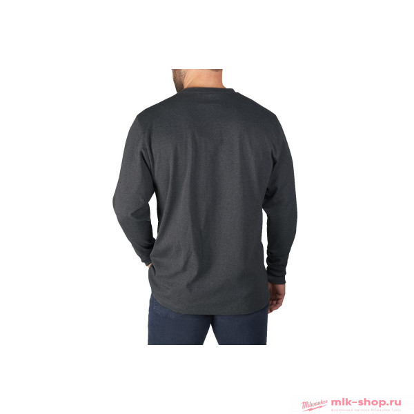 Футболка ЛОНГСЛИВ с длинными рукавами серая WTLSG-M Milwaukee Футболка ЛОНГСЛИВ с длинными рукавами серая WTLSG-M Milwaukee