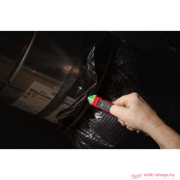 Бесконтактный детектор(индикатор) напряжения Milwaukee 2225-20 с термометром Бесконтактный детектор(индикатор) напряжения Milwaukee 2225-20 с термометром