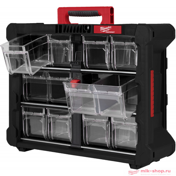 Органайзер с подносами Milwaukee PACKOUT™ Tip Bin Organiser Органайзер с подносами Milwaukee PACKOUT™ Tip Bin Organiser