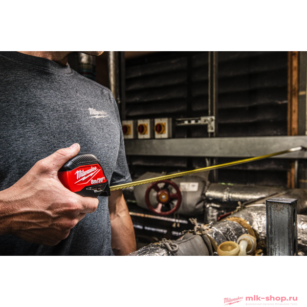 Рулетка магнитная Milwaukee Magnetic GEN IV 8м / ширина 30 мм