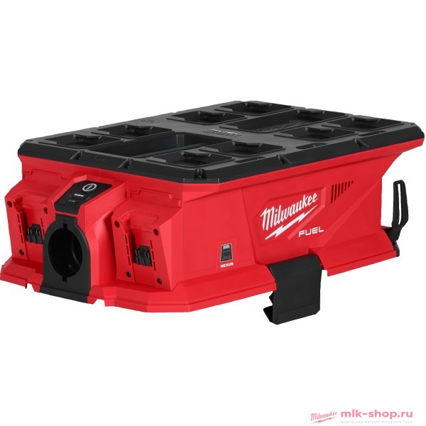 Аккумуляторный пылесос для воды и сухого мусора Milwaukee M18 FUEL F2VC23LG2-0 , 26 л, 199 мбар, 3267 л/мин, класс L, 2x18 В, 4 колеса, HEPA H13, PACKOUT
