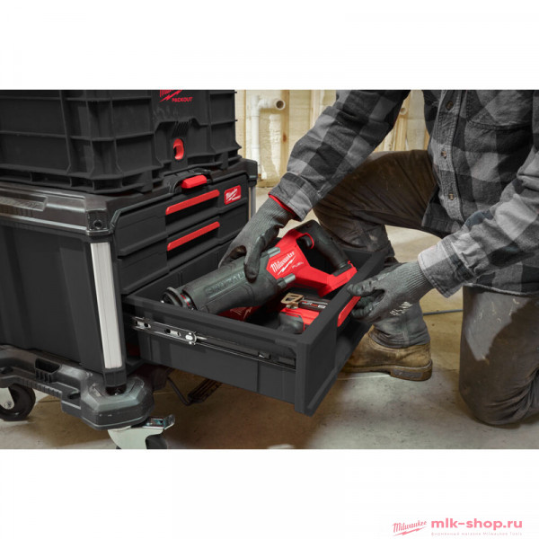 Ящик с выдвижными отсеками 2+1 Milwaukee PACKOUT DRAWER BOX