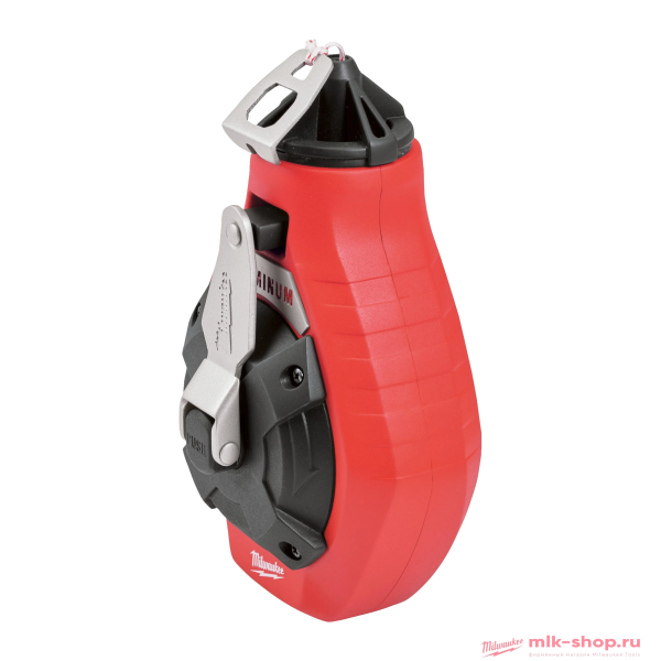 Шнур широкий разметочный на катушке с красным мелом Milwaukee 30м Aluminum Шнур широкий разметочный на катушке с красным мелом Milwaukee 30м Aluminum