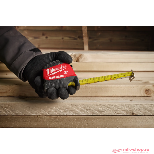Рулетка Milwaukee Wide Blade GEN II 5м / ширина 35 мм