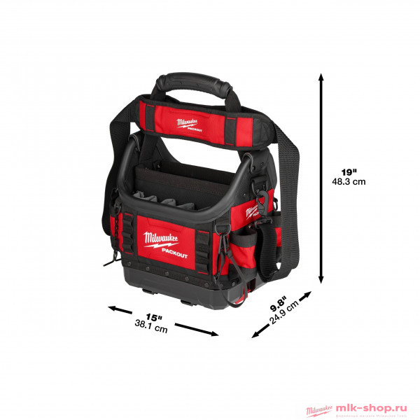 Сумка PACKOUT™ Milwaukee для инструмента PRO открытая 25см PRO TOTE TOOLBAG