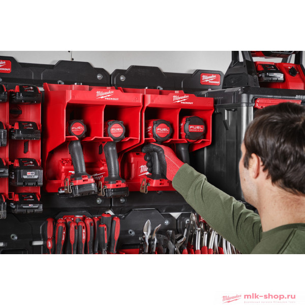 Модуль Milwaukee для хранения шуруповертов/винтовертов/гайковертов PACKOUT™ DRILL STORAGE STATION