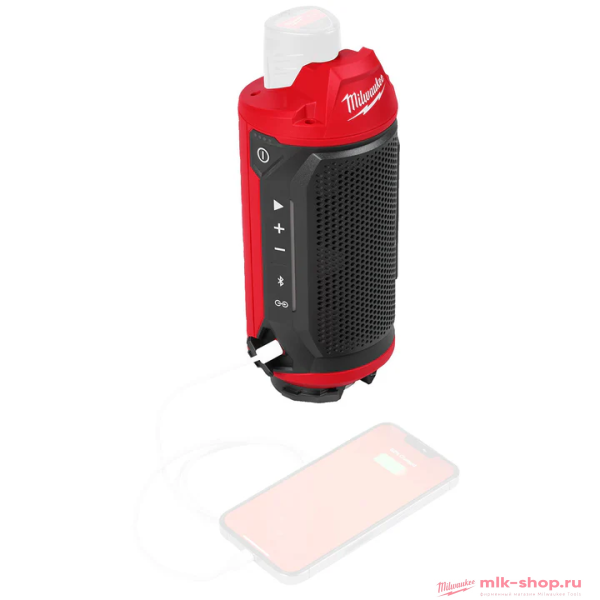 Аккумуляторный динамик Milwaukee M12 SPEJSG2-0 Аккумуляторный динамик Milwaukee M12 SPEJSG2-0