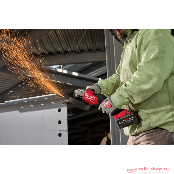 Аккумуляторная угловая шлифовальная машина (УШМ, Болгарка) Milwaukee M18 FUEL FHSAGO180 VXPDB2-0X