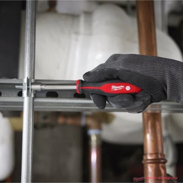 Отвертка торцевая Milwaukee HOLLOWCORE™ сквозная SW7 (отверстие под М4)